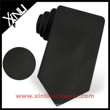 Solid Total Black Necktie